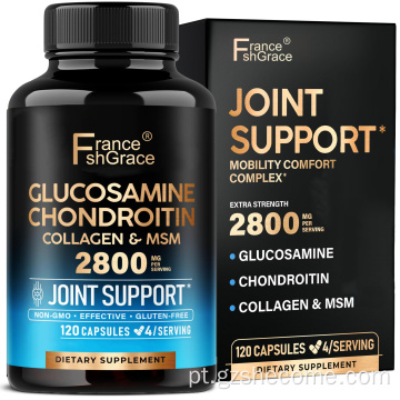 Glucosamina Chondrotin MSM Suplemento de saúde conjunto de colágeno